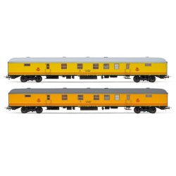 Set 2 furgones Correos DGCT-3100 RENFE HE4021 Electrotren Escala H0
