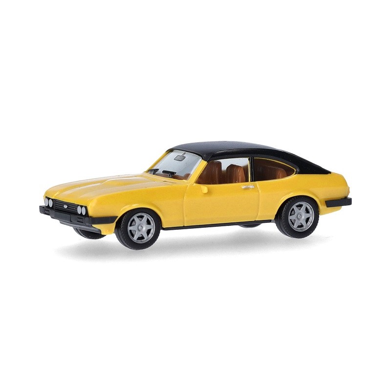 Ford Capri II, amarillo 420570-002 Herpa Escala H0 1:87