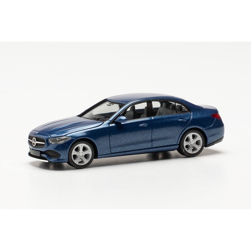 Mercedes Benz clase C, azul metalizado 430913-002 Herpa Escala H0 1:87