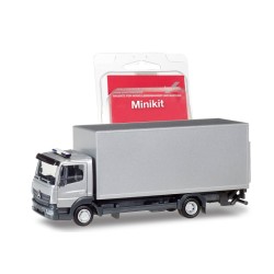 Camión furgón Mercedes-Benz Atego (Minikit) 013239 Herpa Escala H0 1:87