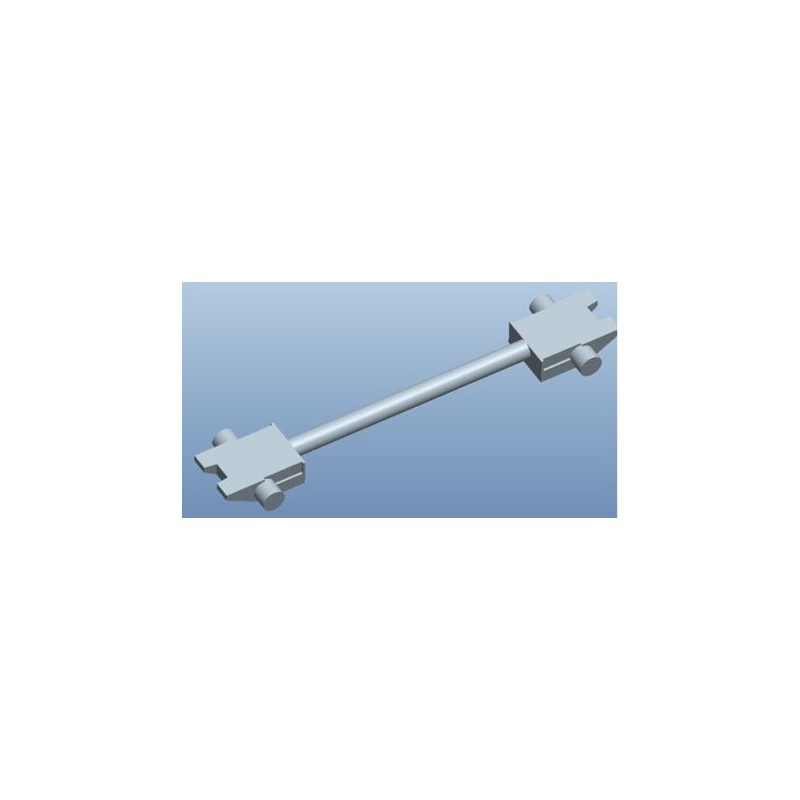 Set 10 Enganches Barra Recta 17,5mm N83033 MFTrain Escala N