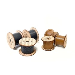 6 bobinas de cable grandes 211075 N-Train Escala N