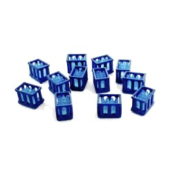 12 cajas de botellas de agua azul 211089 N-Train Escala N