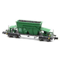 Tolva TT9 verde/gris galleta Renfe N34927 MfTrain Escala N