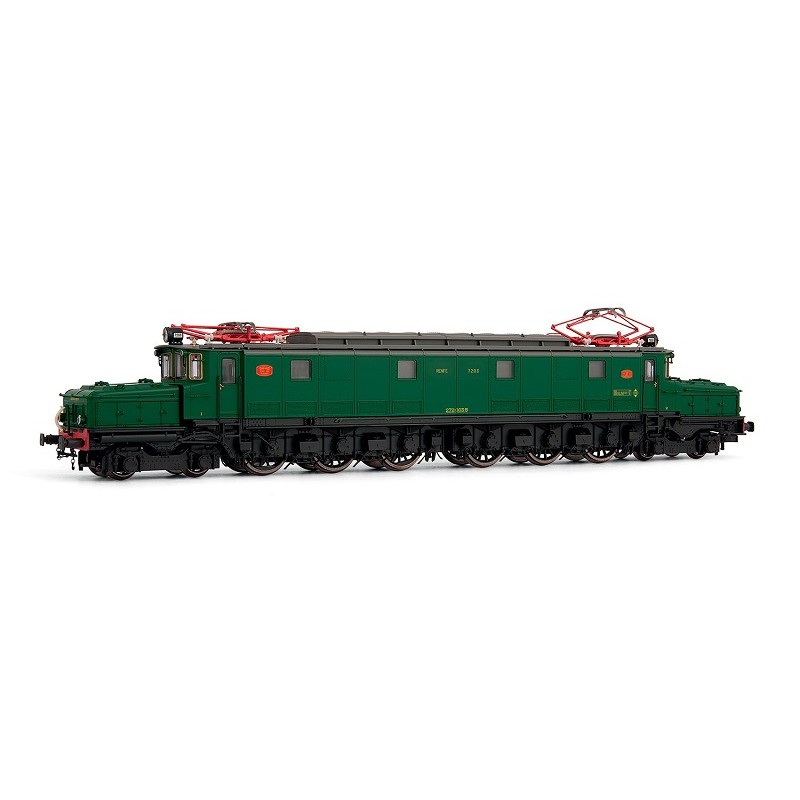 Locomotora eléctrica 272-003 con franja amarilla RENFE HE2025 Electrotren Escala H0