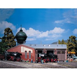 Depósito de locomotoras de 3 plazas largas 120177 Faller Escala H0
