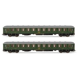 Set 2 coches litera BBL-8100 RENFE HE4036 Electrotren Escala H0