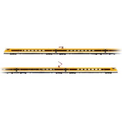 Tren serie 443 Platanito con techo marrón y logotipo moderno RENFE HE2015 Electrotren Escala H0