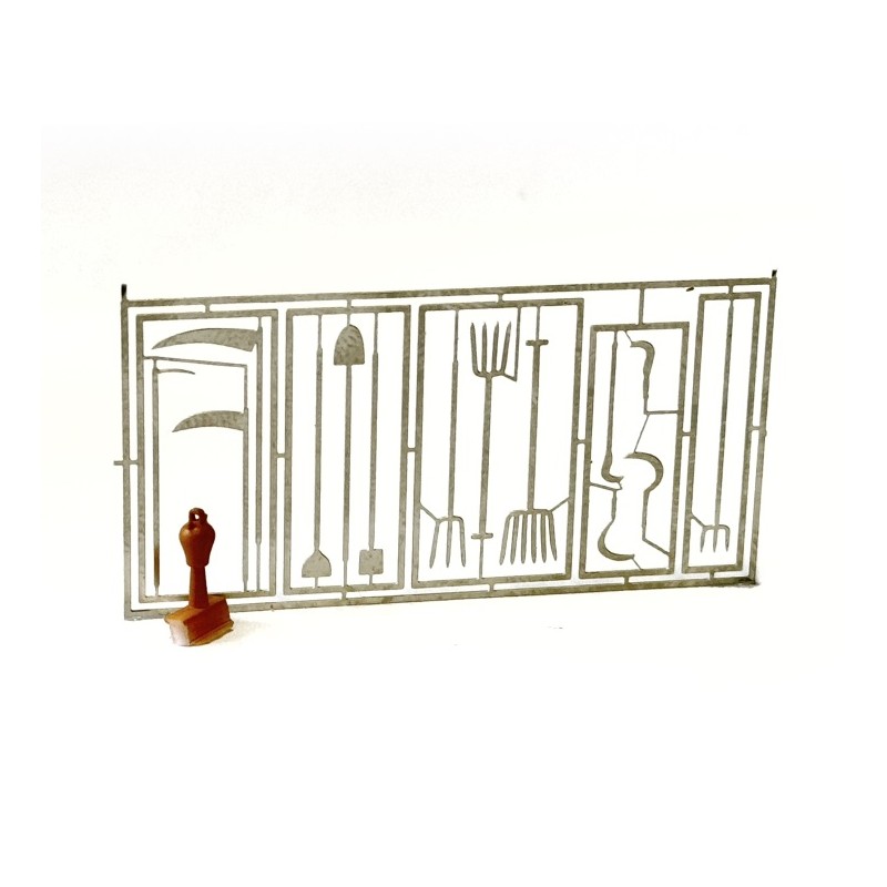 Herramientas agricultura (set 1) 221107 87Train Escala H0