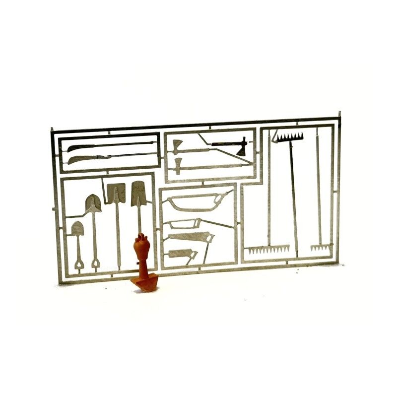 Herramientas agrícolas (set 2) 221108 87Train Escala H0