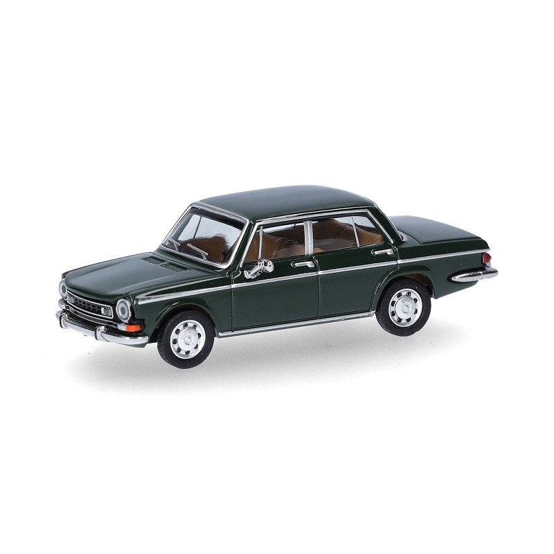 Simca 1301, verde oscuro 420464-004 Herpa Escala H0 1:87