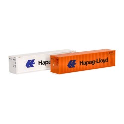 2 contenedores 40" Hapag-Lloyd 076449-006 Herpa Escala H0 1:87