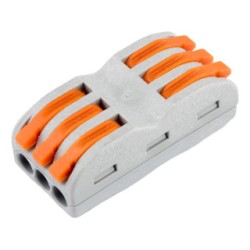 Conector rápido "push-in" 3 entradas - 3 salidas AER007 MDT Models