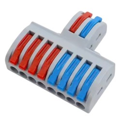 Conector rápido "push-in" (2 polos) 2 entradas y 8 salidas AER013 MDT Models