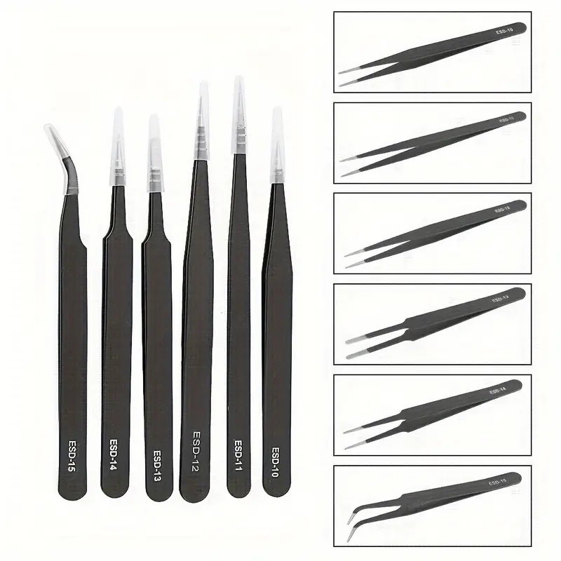 6 mini pinzas de precisión PNZ01 MDT Models