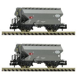 Set 2 vagones silo para cereales SBB 830311 Fleischmann Escala N