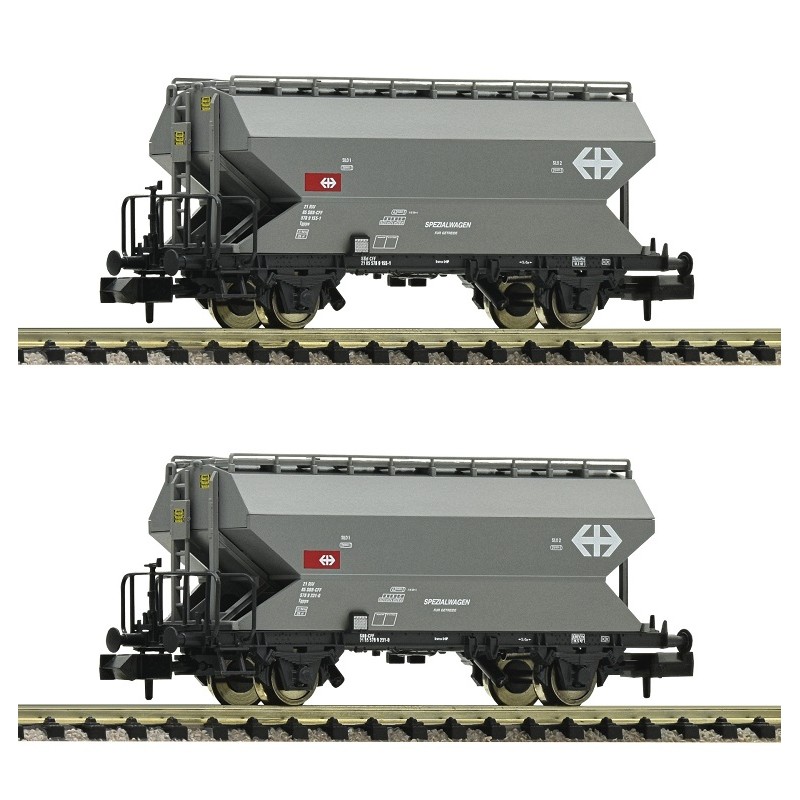 Set 2 vagones silo para cereales SBB 830311 Fleischmann Escala N