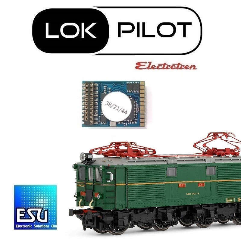 Decoder ESU Lokpilot 21 pins para 281 RENFE Electrotren Escala H0