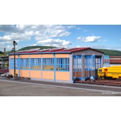 Cobertizo para 3 locomotoras 39450 Kibri Escala H0