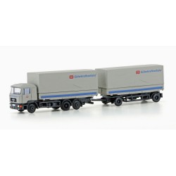 Camión MAN F90 DB con remolque LC4634 Lemke Minis Escala N