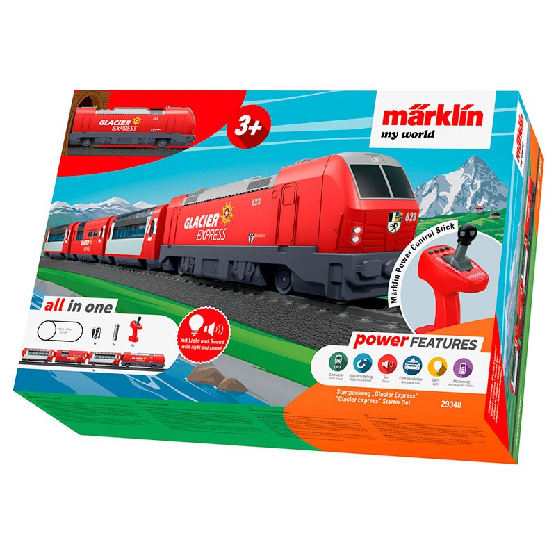 Caja de iniciación "Glacier Express" 29348 Marklin Escala H0