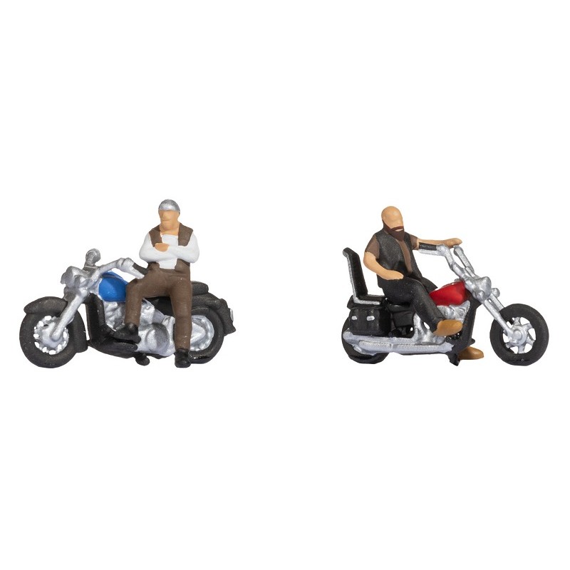 Rockeros en moto 15906 NOCH Escala H0
