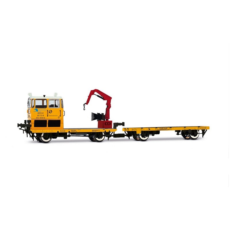 Dresina KLV 53 Mantenimiento de infraestructuras HE2010 Electrotren Escala H0