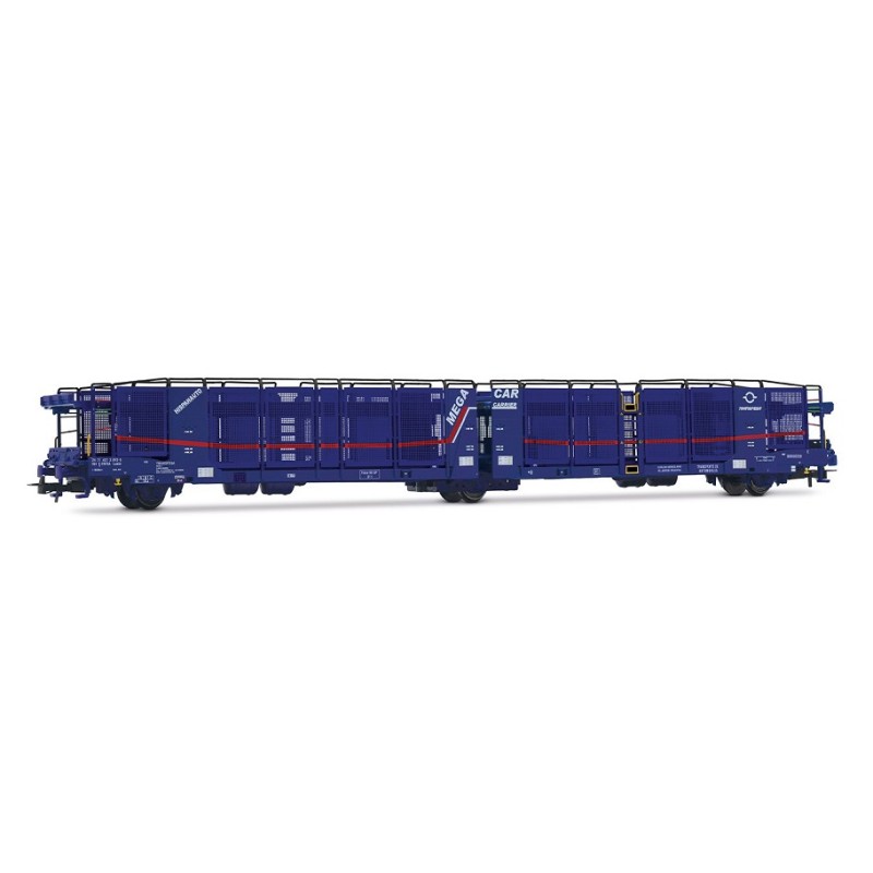 Vagón portacoches Transfesa/Hispanauto HE6085 Electrotren Escala H0