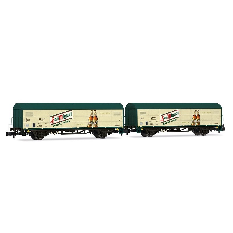 Set 2 vagones JPD San Miguel RENFE HN6704 Arnold Escala N