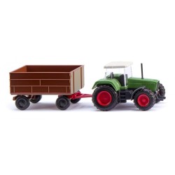 Tractor Fendt Favorit con remolque 096004 Wiking Escala N (1:160)