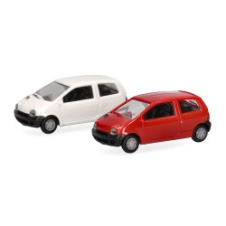 2x Renault Twingo (Minikit) 012218-007 Herpa Escala H0 1:87