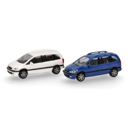 2x Opel Zafira (Minikit) 013932 Herpa Escala H0 1:87