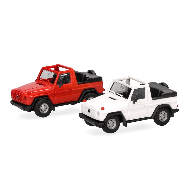 2x Puch G-Klasse (Minikit) 012744 Herpa Escala H0 1:87