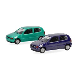 2x Volkswagen Polo 2 (Minikit) 012140-007 Herpa Escala H0 1:87