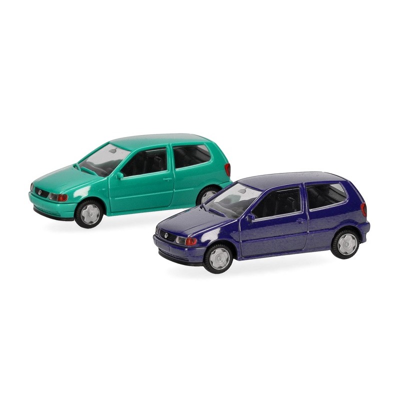 2x Volkswagen Polo 2 (Minikit) 012140-007 Herpa Escala H0 1:87