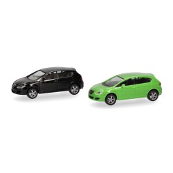 2x Seat León (Minikit) 013970 Herpa Escala H0 1:87