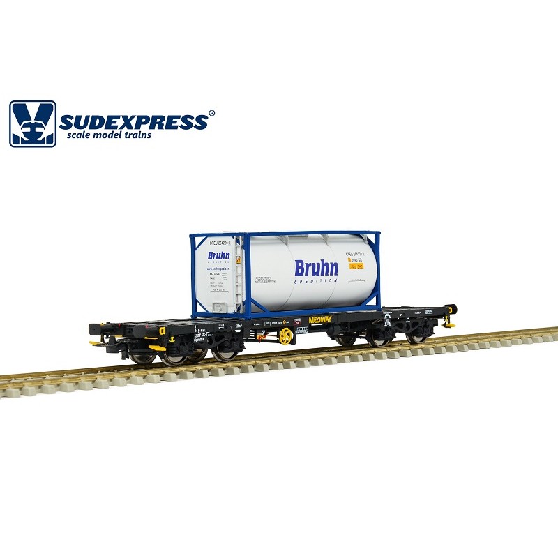 Plataforma Medway Sgmms con contenedor S450134 Sudexpress Escala H0