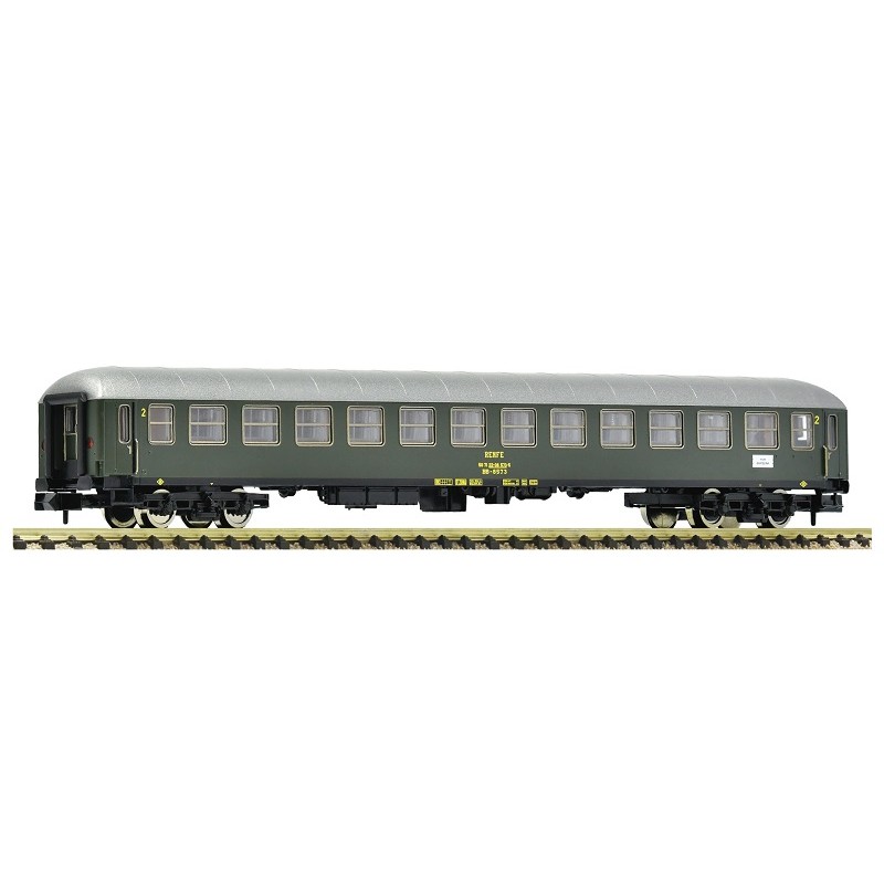 Coche pasajeros RENFE de 2ª clase 863902 Fleischmann Escala N