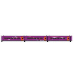 Set 3 coches complementarios 3/3 AVE AVLO Renfe HE3003 Electrotren Escala H0