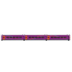 Set 3 coches complementarios 1/3 AVE AVLO Renfe HE3001 Electrotren Escala H0