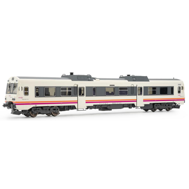 Automotor diésel DCC Sonido Tamagochi 596-006 decoración blanca RENFE HE2505S Electrotren Escala H0
