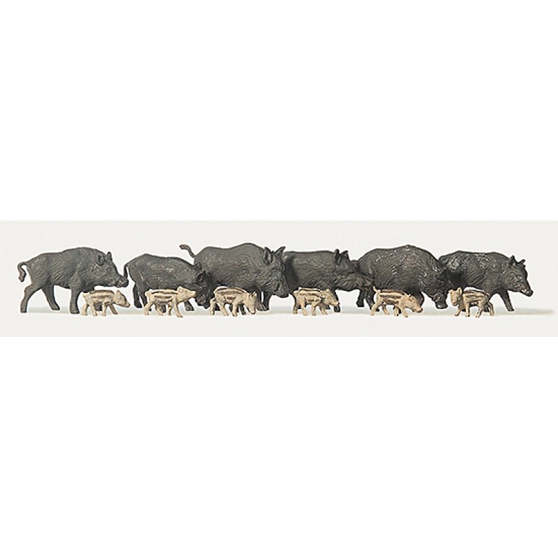 Jabalíes con lechones 0215028 Merten Escala H0