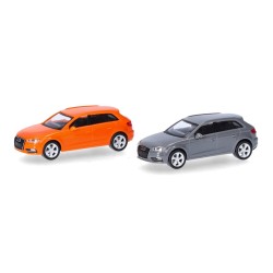 2x Audi A3 (Minikit) 014090 Herpa Escala H0 1:87