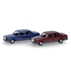 2x Mercedes Benz clase S (Minikit) 013727-004 Herpa Escala H0 1:87