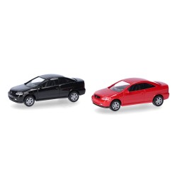 2x Opel Coupé (2000) (Minikit) 014106 Herpa Escala H0 1:87
