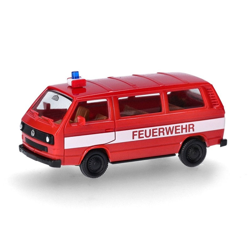 Volkswagen T3 bus "Fire Brigade" (Minikit) 012591-002 Herpa Escala H0 1:87