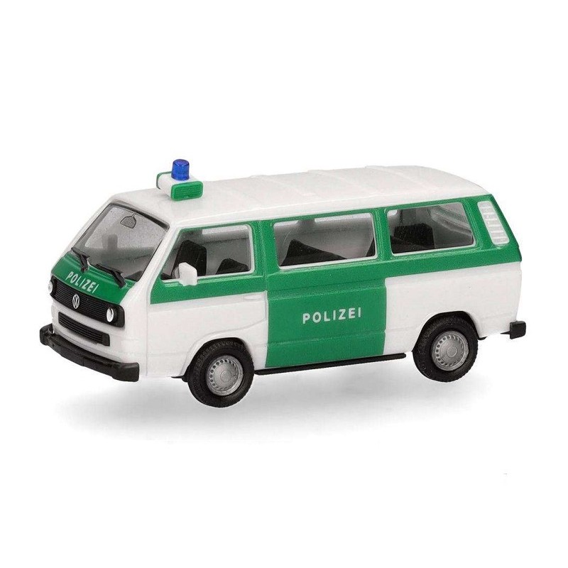 Volkswagen T3 bus "Polizei" (Minikit) 014120 Herpa Escala H0 1:87