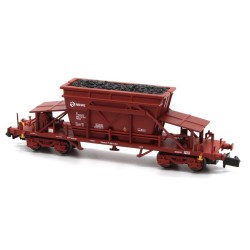 Tolva TT9 óxido Renfe galleta blanca N34926 MfTrain Escala N