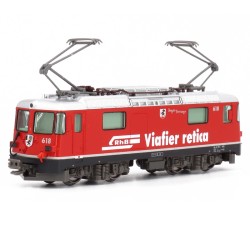 Locomotora eléctrica Ge4/4-II RhB 618 Viafier retica K3102-3 Kato Escala N