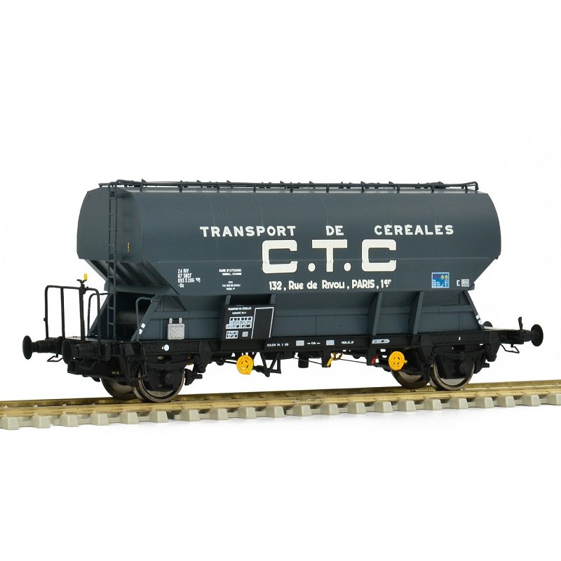 Vagón Tolva Tgpps "C.T.C" SNCF SUD933206 Sudexpress Escala H0